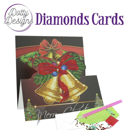 DDDC1150 - Dotty Designs Diamond Easel Card 150 - Christmas Bells