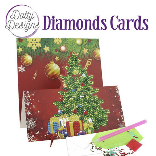 DDDC1132 - Dotty Designs Diamond Easel Card 132 - Christmas Tree