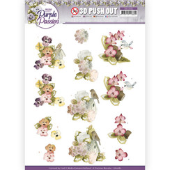 SB10682 - Uitdrukvel - Precious Marieke - Purple Passion - Bird Paradise