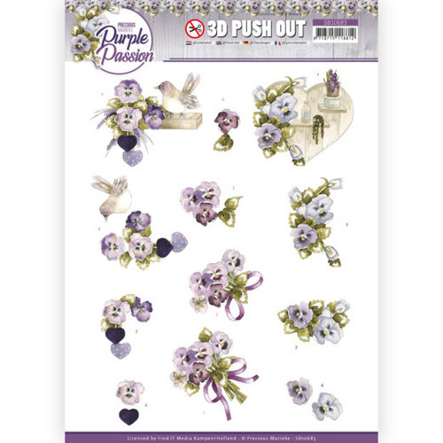 Precious Marieke SB10683 - Uitdrukvel - Precious Marieke - Purple Passion - Purple Violets