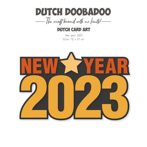 Dutch Doobadoo Dutch Doobadoo Card Art New Year 2023 A5 470.784.184