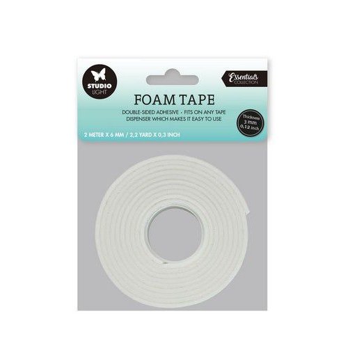 Studio Light Studio Light Doublesided foam tape 3mm thick - 0,6mm wide SL-ES-FOAMT04 92x92mm