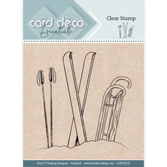 CDECS131 - Card Deco Essentials Clear Stamps - Snow stuff