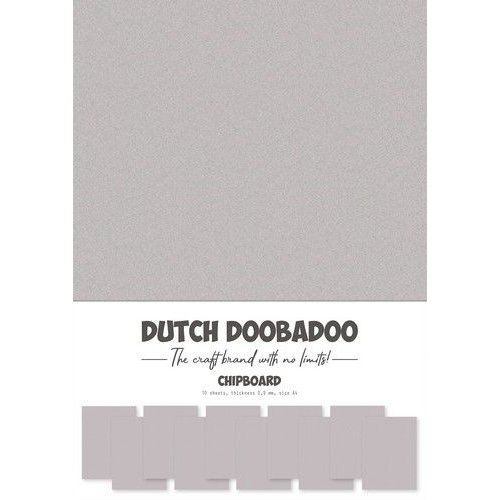 Dutch Doobadoo Dutch Doobadoo Greyboard A4 10 vel 474.300.008 0,9mm