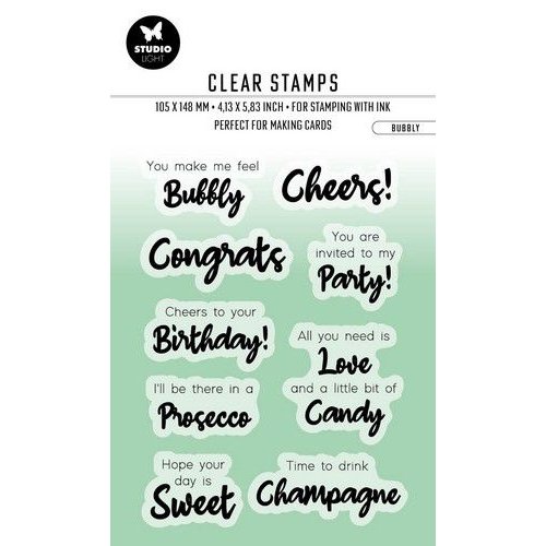 Studio Light Studio Light Clear Stamp By Laurens nr.356 BL-ES-STAMP356 A6