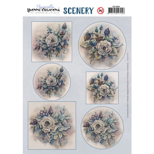 CDS10064 - Scenery - Yvonne Creations - Blue Rose