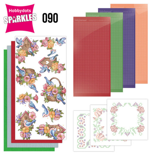 SPDO090 - Sparkles Set 90 - Yvonne Creations - Birdhouse With Birds