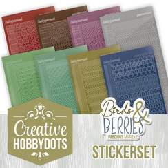 CHSTS034 - Creative Hobbydots Stickerset 34 - Precious Marieke - Birds and Berries