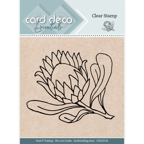 Amy Design CDECS134 - Protea - Clear Stamp - Card Deco Essentials