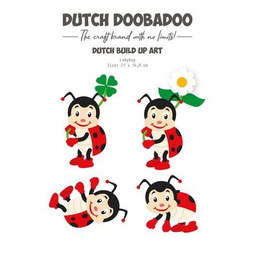 Dutch Doobadoo Dutch Doobadoo  Built up art Lieveheersbeestje A5 470.784.217