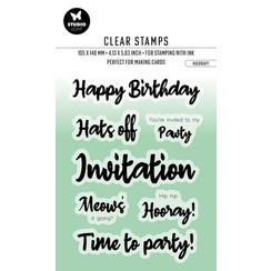 Studio Light Clear Stamp Essentials nr.414 BL-ES-STAMP414 132x94mm