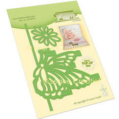 458412 - LeCrea - Leabilitie  Pop-Up Vlinder snij en embossing mal