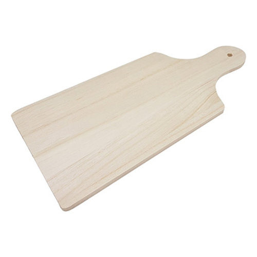 Houten Snijplank beuken met handvat 30,5cmx14cmx1,5cm