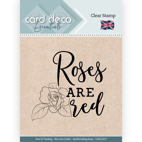Amy Design CDECS137 - Roses Are Red - Clear Stamp - Card Deco Essentials