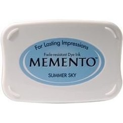 ME-000-604 - Memento inktkussen Summer Sky