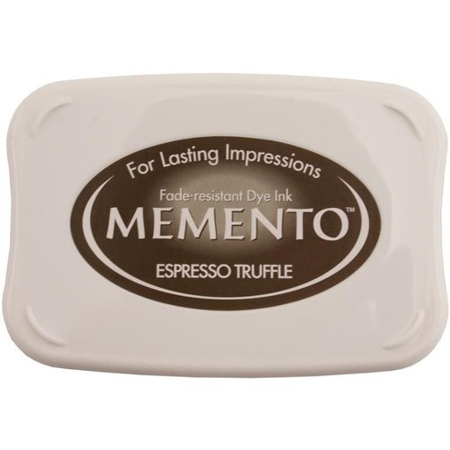 Memento ME-000-808 - Memento inktkussen Espresso Truffle