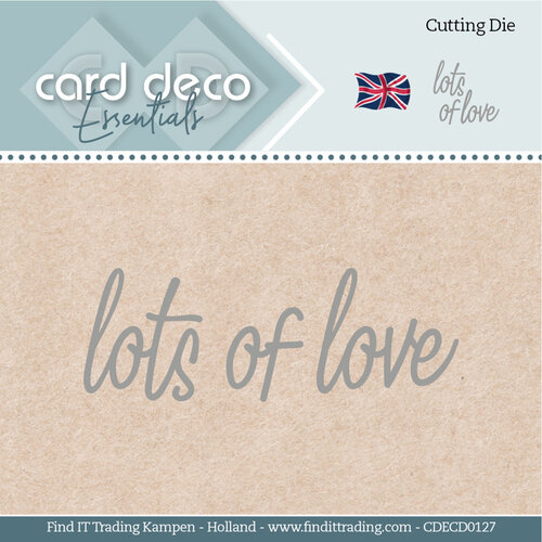 Card Deco CDECD0127 - Card Deco Essentials - Mal - Lots of Love