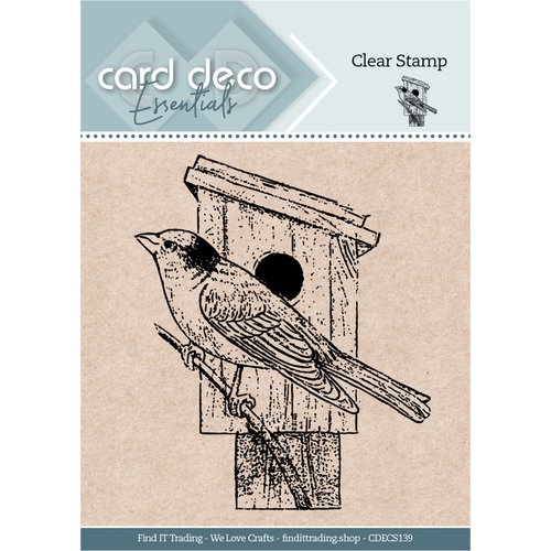 Jeanines Art CDECS139 - Birdhouse - Clear Stamp - Card Deco Essentials