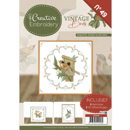 Jeanines Art CB10049 - Creative Embroidery 49 - Jeanine's Art - Vintage Birds