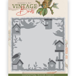JAD10171 - Mal - Jeanine's Art - Vintage Birds - Birdhouse Frame