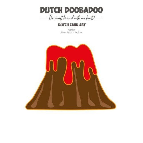 Dutch Doobadoo 470.784.232 - Dutch Doobadoo Card-Art Vulkaan