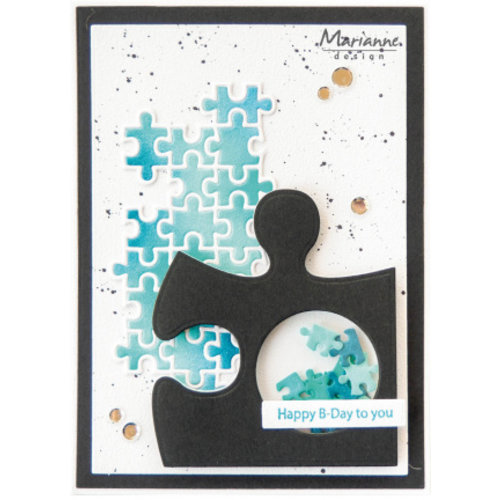 Marianne Design CR1624 - Art Texture Puzzle