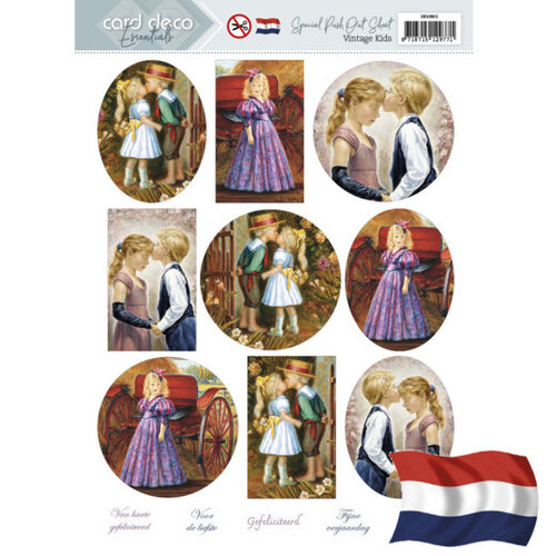 SB10801 - Uitdrukvel - Card Deco Essentials - Vintage Kids - NL