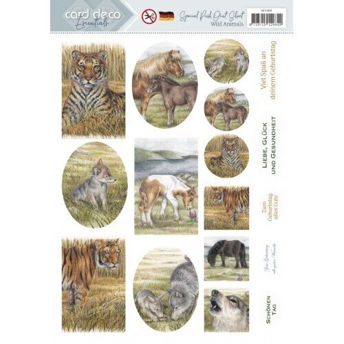 SB10806 - Scenery Special - Card Deco Essentials - Wild Animals - Deutsch