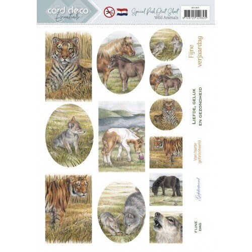 SB10804 - Scenery Special - Card Deco Essentials - Wild Animals - Dutch