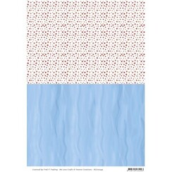 BGS10049 - Yvonne Creations - Ocean Days – Backgroundsheet Red Dots