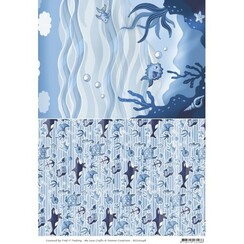 BGS10048 - Yvonne Creations - Ocean Days – Backgroundsheet Under Water