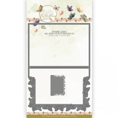 CDCD10141 - Mal - Precious Marieke - Beautiful Butterflies - Frame All kind of butterflies A5