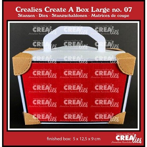 Crealies Crealies Create A Box Large Koffer groot CCABL07 finished: 5x12,5x9 cm