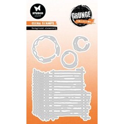 Studio Light Cutting Dies Grunge collection nr.535 SL-GR-CD535 93x136mm