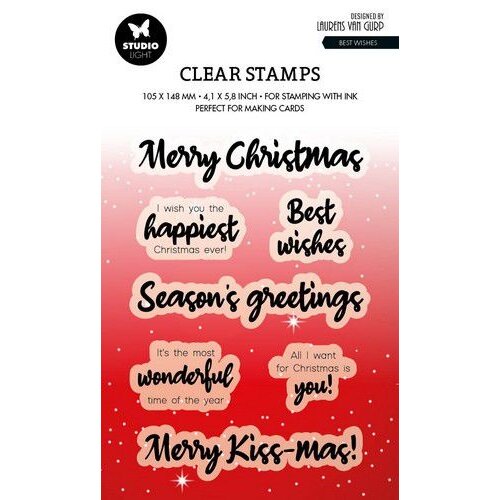 Studio Light Studio Light Clear Stamp By Laurens nr.491 BL-ES-STAMP491 131x90mm