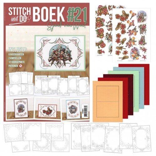 Stitch en Do STDOBB021 - Stitch and do Book 21 - Christmas Feathers