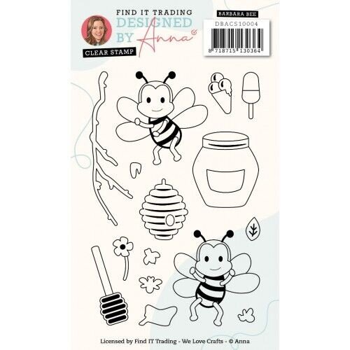 DBACS10004 - Designed by Anna - Mix and Match Clear Stamps - Barbara Bee