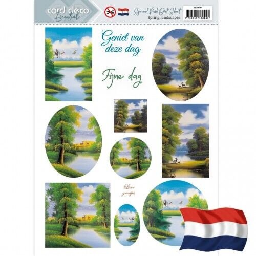 SB10830 - Special Uitdrukvel - Card Deco Essentials - Spring Landscapes (NL)