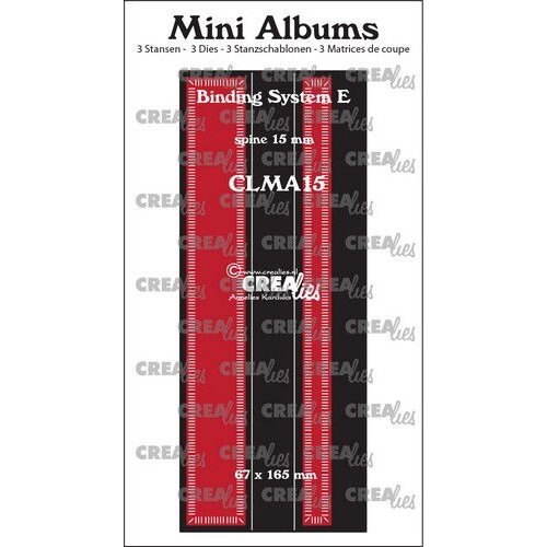 Crealies Crealies Mini Albums Bindsysteem E CLMA15 67x165mm