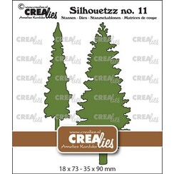 Crealies Silhouetzz no. 11 - Bomen A CLSH11 35x90mm