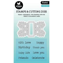 Studio Light Stamp & Cutting Die Essentials nr.65 SL-ES-SCD65 65x90mm