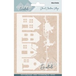CDEST021 - Card Deco Essentials - Mixed Media Stencil - Christmas Village
