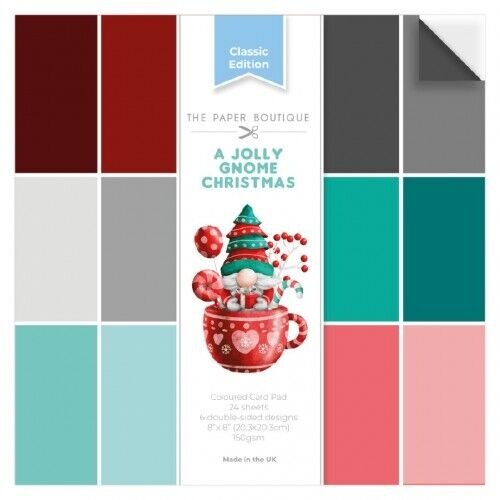PB2111 - The Paper Boutique A Jolly Gnome Christmas 8x8 Colour Card Pad