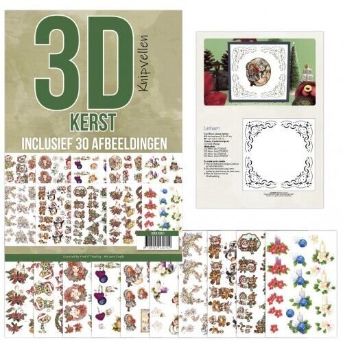 3DKN10001 - 3D Knipvellenboek - Kerst 1