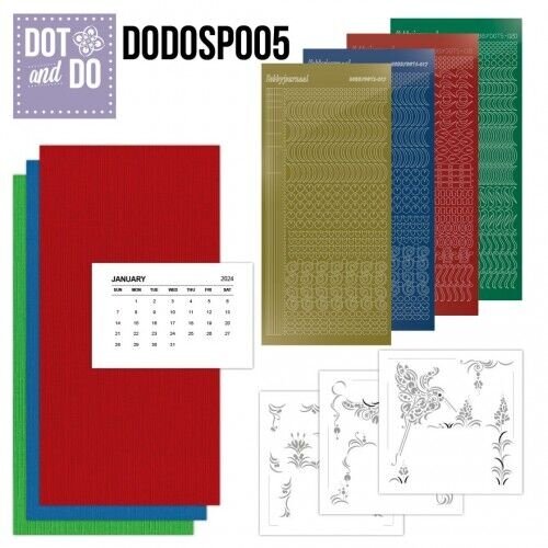 DODOSP005 - Dot and Do Special Calander set 5 - Graphic Birds