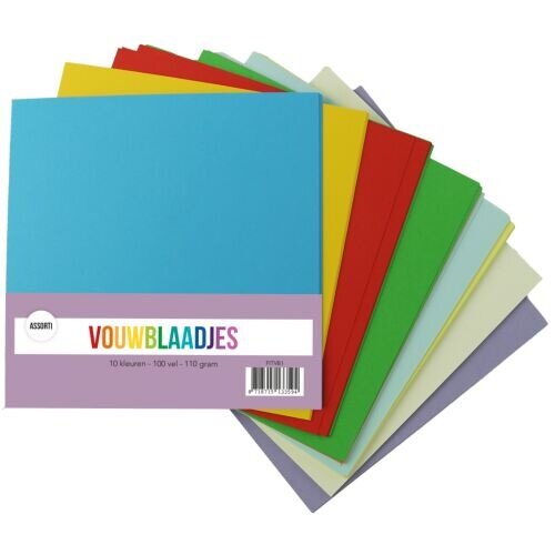 Card Deco FITVB1 - Card Deco Essentials - vouwblaadjes 16 x 16 cm