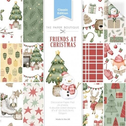 PB2114 - The Paper Boutique Friends at Christmas 8x8 Decorative Paperpack