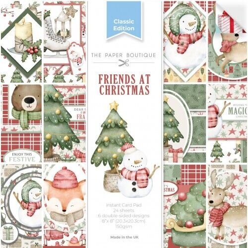 PB2118 - The Paper Boutique Friends at Christmas 8x8 Instant Card Pad