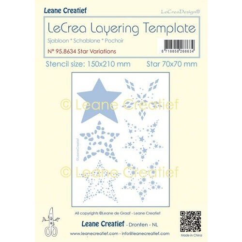 LeCrea -  Stencil Ster variaties 95.8634