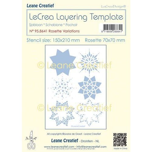 LeCrea -  Stencil Rozet variaties 95.8641